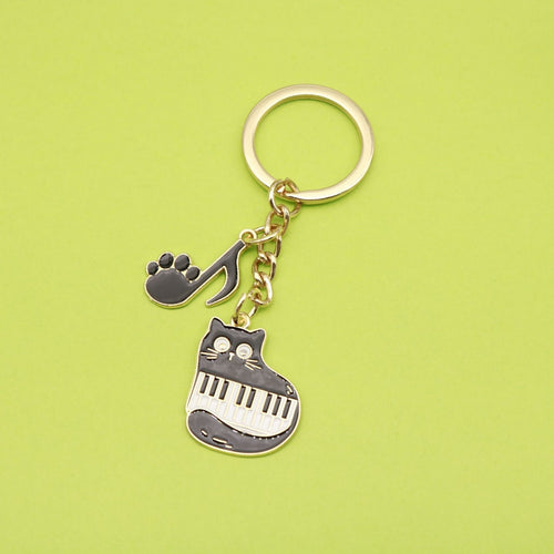 Gold Zinc Alloy Piano Cat Paw Jewelry Findings Accessories for DIY Jewelry Making