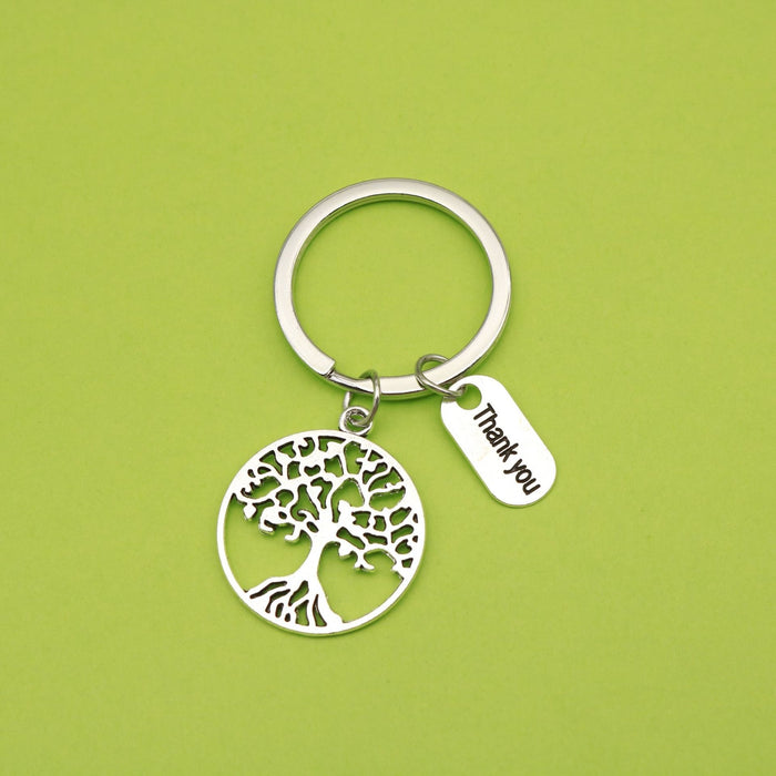 Silver Zinc Alloy Heart Tree Of Life Jewelry Findings Accessories for DIY Jewelry Making