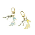 Zinc Alloy Blue Dinosaur Keychain Car Bag Charm view 5