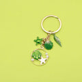 Zinc Alloy Ocean Animal Enamel Keychain Backpack Car Charm view 1