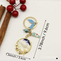 Metal Ocean Animal Keychain Mermaid Tail Bag Charm Gift view 2