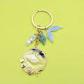 Zinc Alloy Ocean Beach Starfish Turtle Mermaid Keychain Car Charm view 1