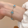 Vintage Alloy Resin Geometric Round Bangle For Women Unique Fashion Statement Jewelry view 2