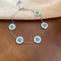 Vintage Alloy Resin Geometric Round Bangle For Women Unique Fashion Statement Jewelry view 3