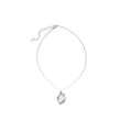 Light Luxury Stainless Steel Irregular Stone Pendant Necklace Geometric Minimalist Collarbone Chain view 5