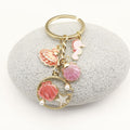 Metal Mermaid Tail Seashell Keychain Ocean Bag Charm Gift view 3