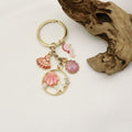 Metal Mermaid Tail Seashell Keychain Ocean Bag Charm Gift view 4