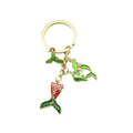 Metal Ocean Starfish Turtle Mermaid Keychain Bag Charm view 5