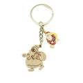 Wooden Mom Letter Keychain Custom Doodle Gift Key Ring view 5