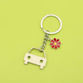 Wooden Graffiti Letter Mom Keychain Creative Gift view 1