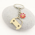 Wooden Graffiti Letter Mom Keychain Creative Gift view 4