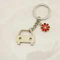 Wooden Graffiti Letter Mom Keychain Creative Gift view 3