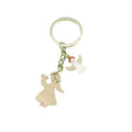 Wooden Customizable Letter Keychain Bag Charm Gift view 5