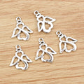Alloy Angel Small Charm Pendant For DIY Jewelry Accessories Necklace Bracelet 19x15mm 1.2g view 2