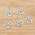 Alloy Angel Small Charm Pendant For DIY Jewelry Accessories Necklace Bracelet 19x15mm 1.2g view 3