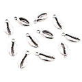 Alloy Faux Shell Small Charm Pendant For DIY Jewelry Accessories Necklace Bracelet 17x8mm 1g view 5