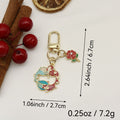 Alloy Shell Starfish Mermaid Keychain Bag Charm view 2