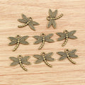 Alloy Dragonfly Pendant Charm For DIY Jewelry Accessories Necklace Bracelet Making 18x14mm 0.8g view 2