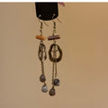 Wooden Irregular Round Tassel Drop Earrings Vintage Ethnic Geometric Ear Hook Jewelry For Women view 2