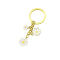 Zinc Alloy Daisy Flower Keychain Colorful Bag Charm Gift view 5