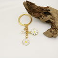 Zinc Alloy Daisy Flower Keychain Colorful Bag Charm Gift view 4
