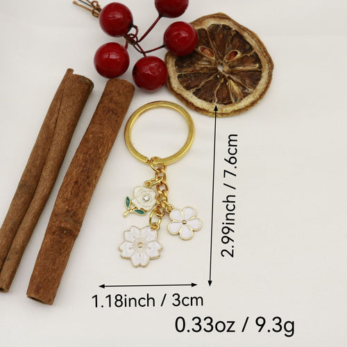 Gold Zinc Alloy Sakura Tassel Jewelry Findings Accessories for DIY Jewelry Making