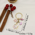 Zinc Alloy Ocean Starfish Turtle Mermaid Keychain Backpack Charm view 2