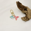 Zinc Alloy Ocean Enamel Starfish Turtle Mermaid Keychain Car Gift view 4
