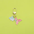 Zinc Alloy Ocean Enamel Starfish Turtle Mermaid Keychain Car Gift view 1