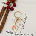 Metal Ocean Sea Life Keychain Bag Charm view 2