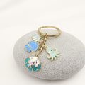Metal Ocean Mermaid Tail Keychain For Bag Charm Gift view 3