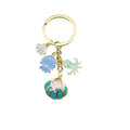 Metal Ocean Mermaid Tail Keychain For Bag Charm Gift view 5