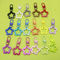 Colorful Five-Point Star Keychain Cute Bag Charm Gift view 1