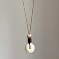 Ethnic Style Bodhi Geometric Round Lucky Bag Pendant Adjustable Necklace For Women view 4
