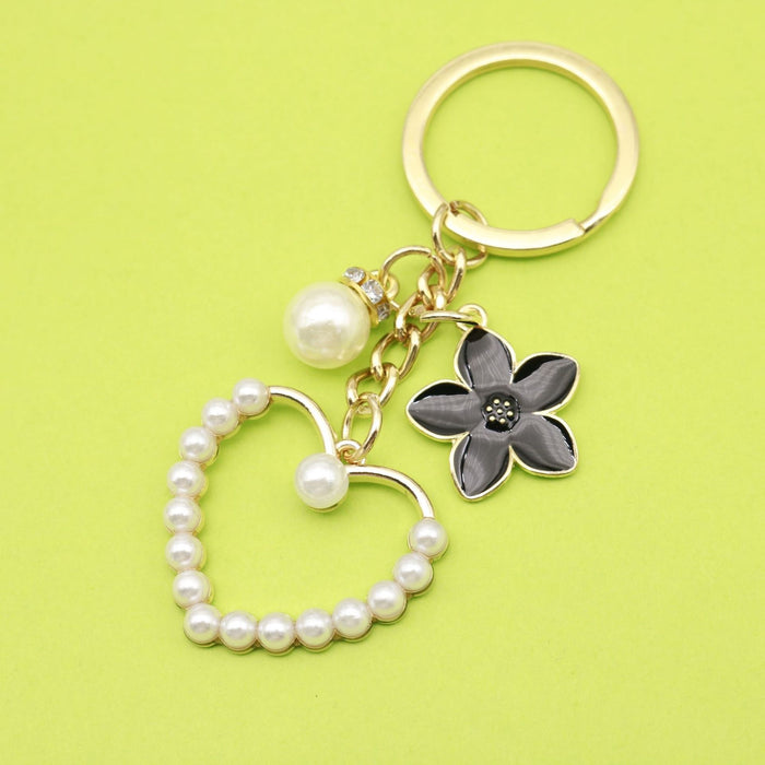 Gold Zinc Alloy Heart Camellia Jewelry Findings Accessories for DIY Jewelry Making – Gold