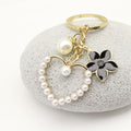 Gold Zinc Alloy Heart Camellia Jewelry Findings Accessories for DIY Jewelry Making – Gold view 4
