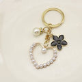 Gold Zinc Alloy Heart Camellia Jewelry Findings Accessories for DIY Jewelry Making – Gold view 3