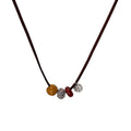 Light Luxury New Chinese Style Alloy Round Beaded Braided Rope Sweater Necklace For Women view 5