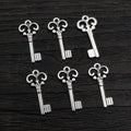 Alloy Key Charm Pendant For DIY Jewelry Accessories Necklace Bracelet 21x10mm 0.4g view 3
