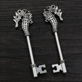 70x19mm Alloy Seahorse Key Pendant For DIY Jewelry Accessories, Necklace And Bracelet Charms view 3