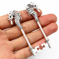 70x19mm Alloy Seahorse Key Pendant For DIY Jewelry Accessories, Necklace And Bracelet Charms view 4