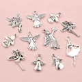Alloy Angel Fairy Girl Small Pendant Charms For DIY Necklace Bracelet Jewelry Accessories view 2