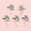 Alloy Angel Fairy Girl Small Pendant Charms For DIY Necklace Bracelet Jewelry Accessories view 3