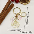 Metal Cartoon Rabbit Keychain Cute Bag Charm Student Gift view 2