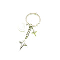 Metal Hollow Star Keychain Couple Bag Charm view 5