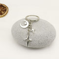 Metal Hollow Star Keychain Couple Bag Charm view 3