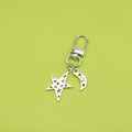 Metal Star Moon U Shape Keychain Earphone Case Bag Charm view 1