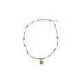 Agate Crystal Pearl Beaded Star Pendant Necklace Ethnic Geometric Stainless Steel Choker view 5