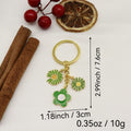 Gold Zinc Alloy Bee Sunflower Jewelry Findings Accessories for DIY Jewelry Making view 2