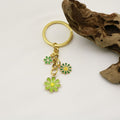 Metal Daisy Flower Keychain Cute Bag Charm Gift view 4